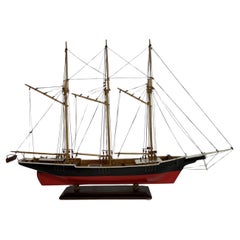 Three Masted Schooner Ship Model