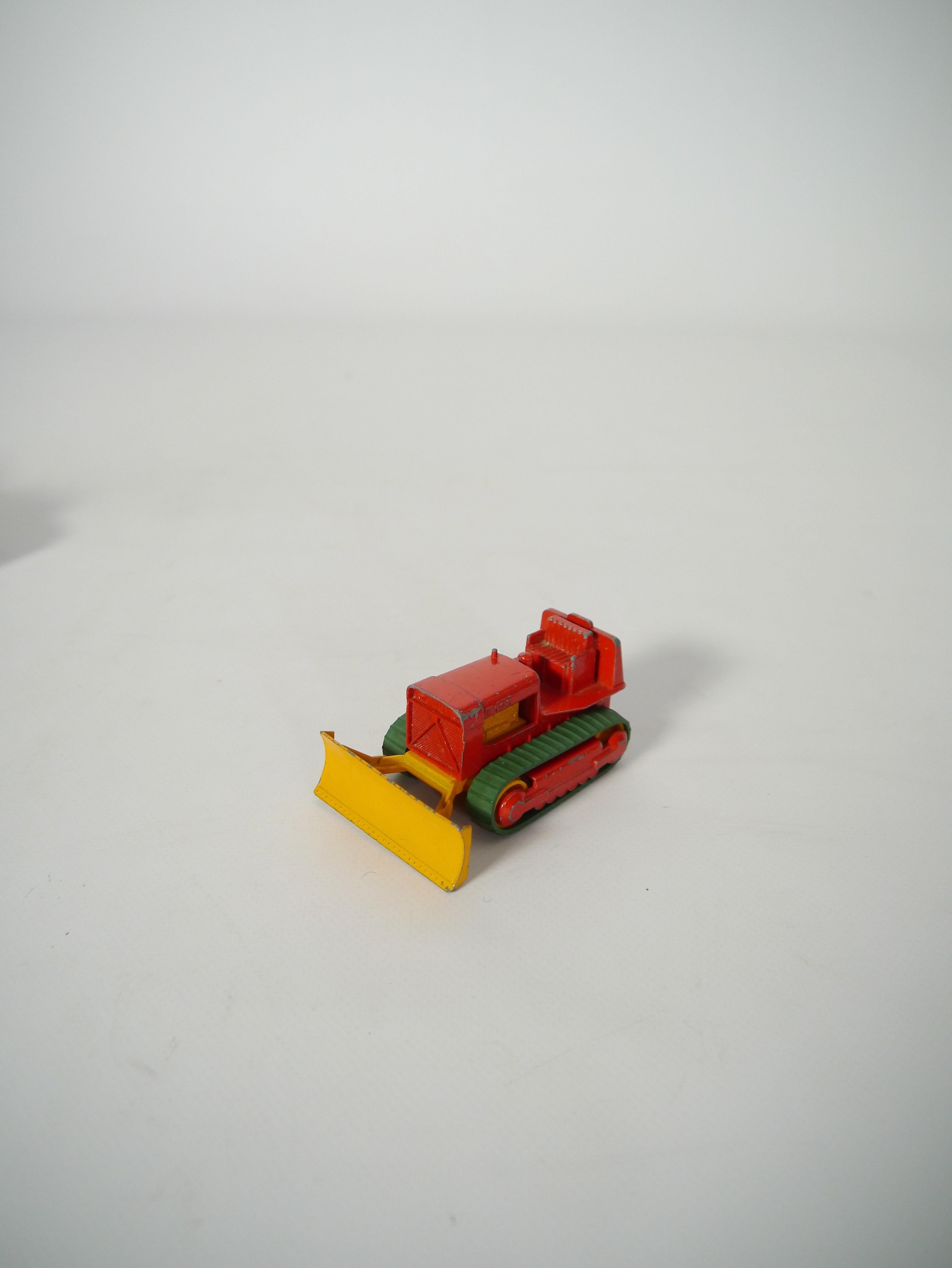 20th Century Three Matchbox Toy Construction Machines by Lesney, England, 1960-70s For Sale