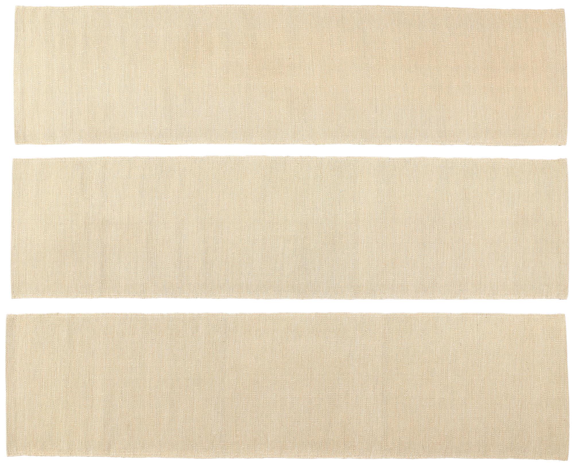 Tres Nuevas Alfombras Kilim Orgánicas Modernas Japonesas a Juego, 03'01 x 12'00 en venta 2