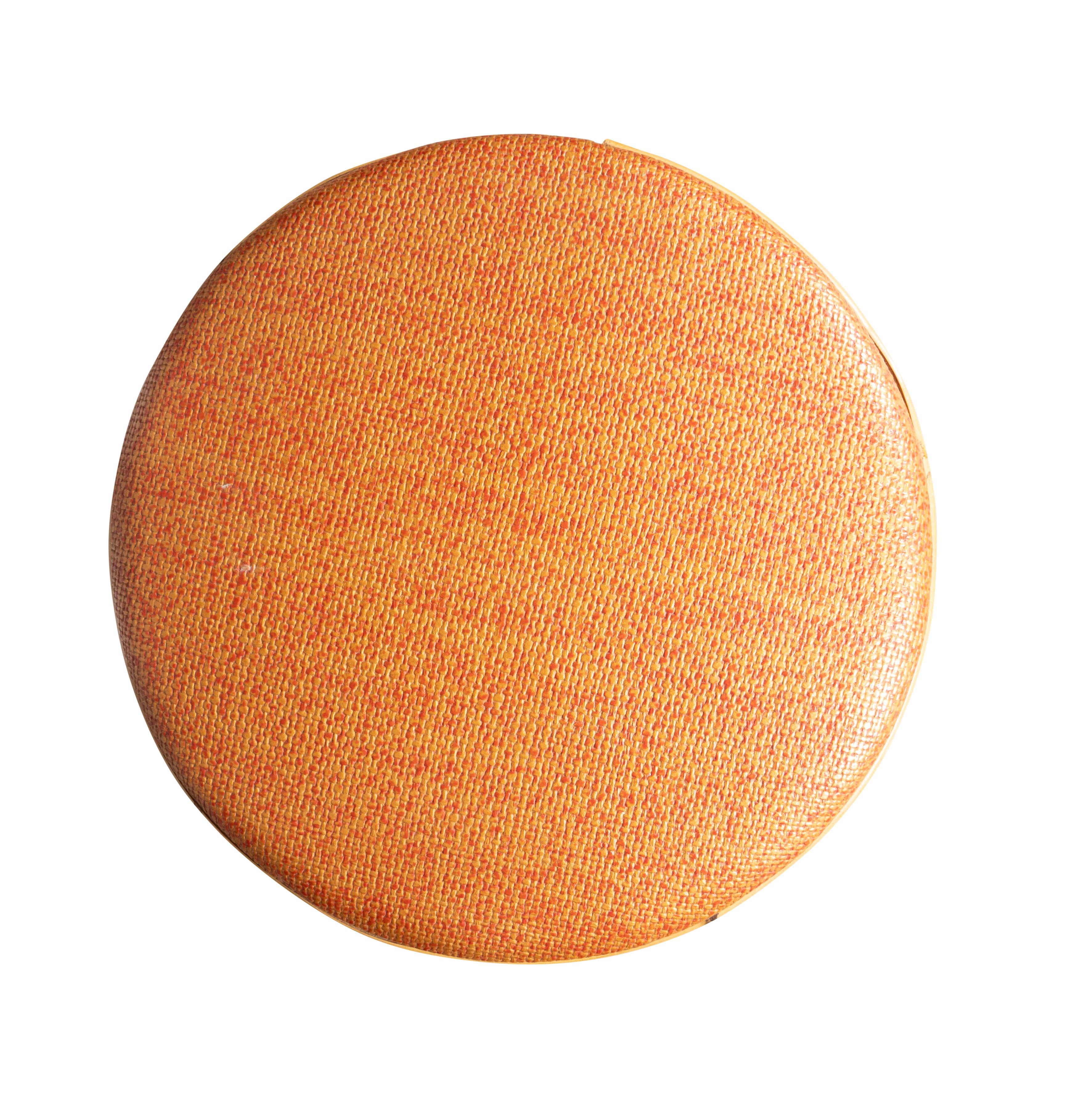 Mid-20th Century Three Mid Century Bamboo Stools For Sale