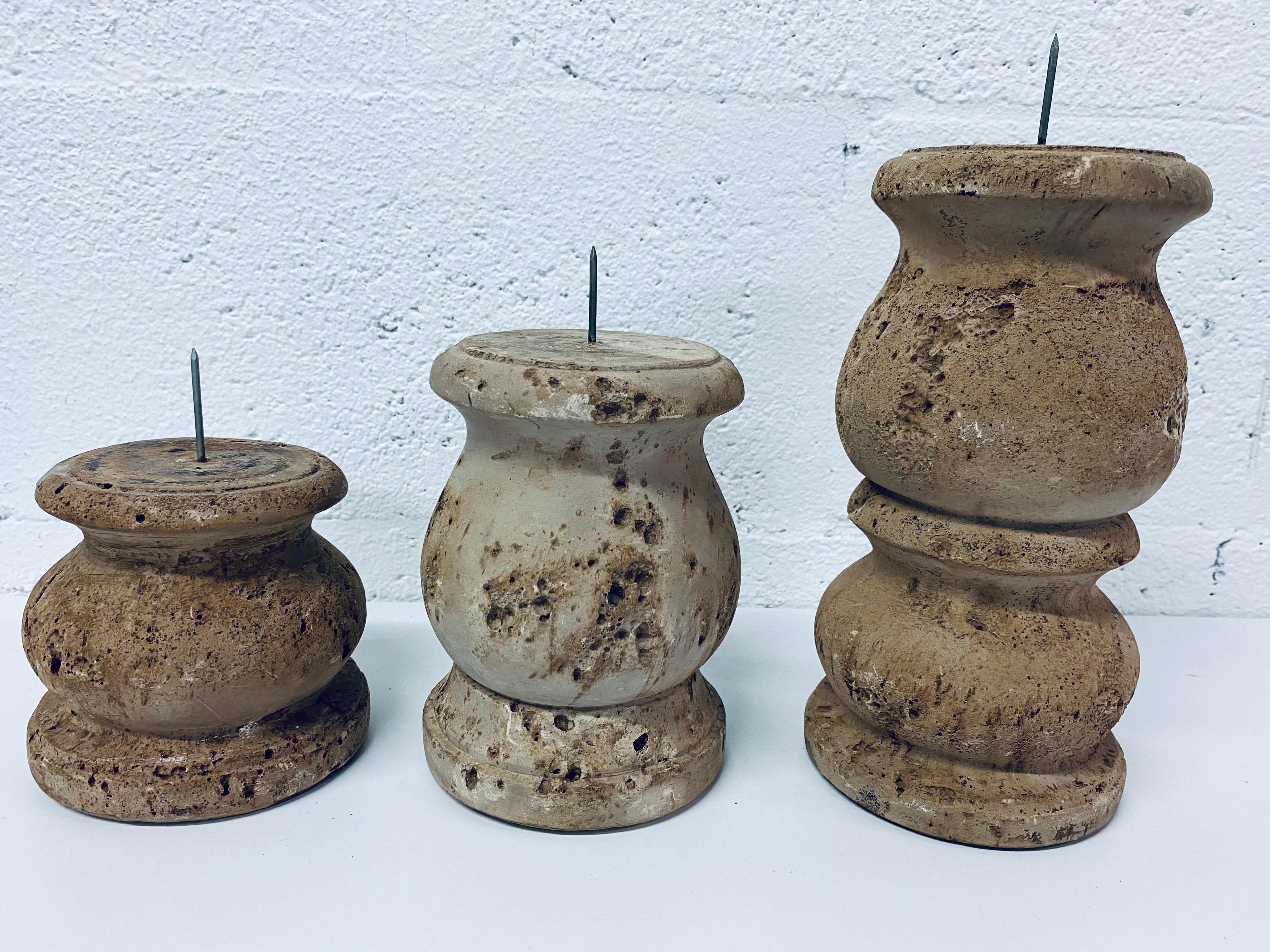 stone candle vessels