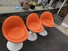 Three Mid-Century Modern Tulip Chairs