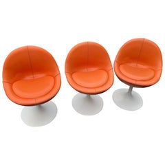 Three Mid-Century Modern Tulip Chairs