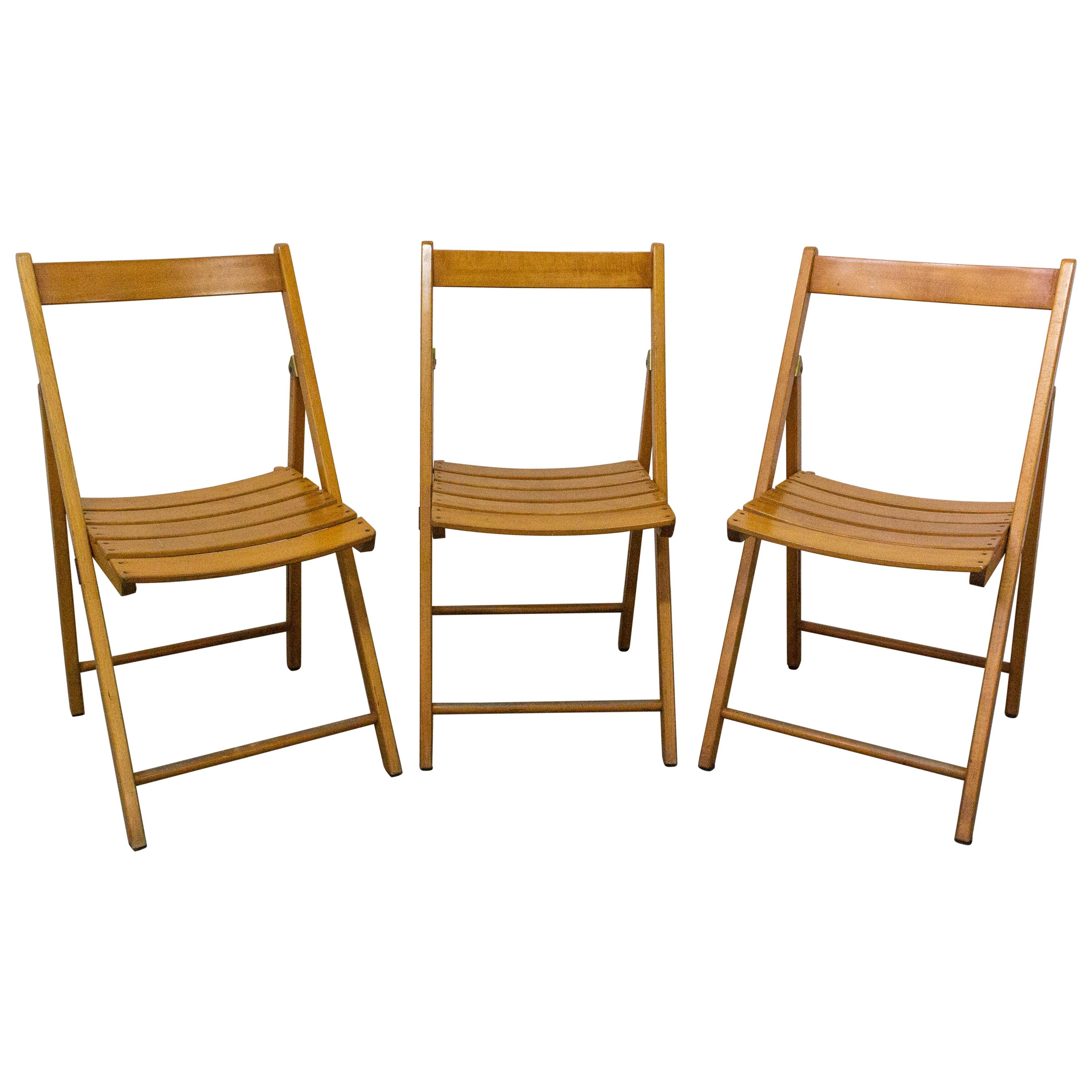Pair of Danish Folding Mahogany Garden Chairs at 1stDibs