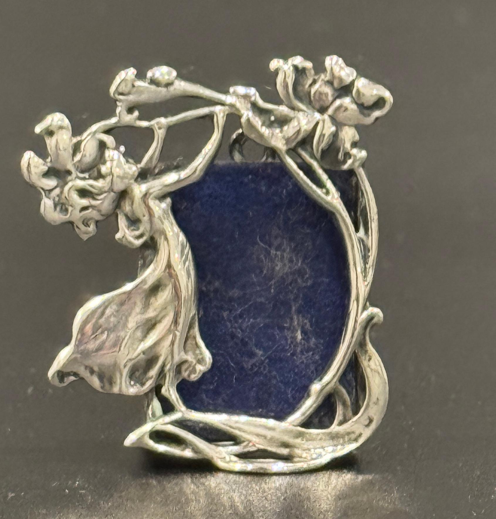 Tre cornici decorative in argento sterling in miniatura In condizioni buone in vendita a Philadelphia, PA