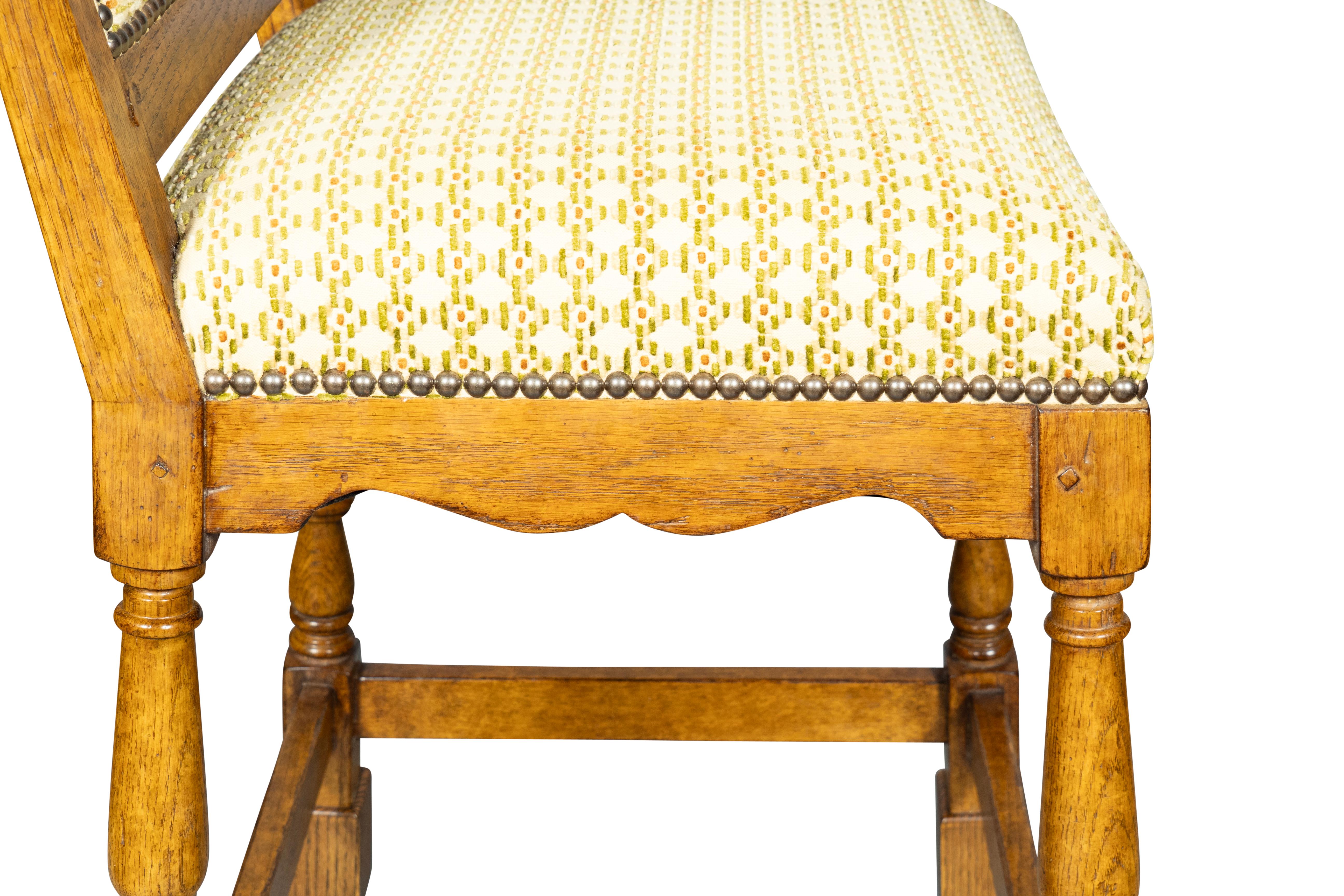 Three Minton Spidell Oak Bar Stools For Sale 3