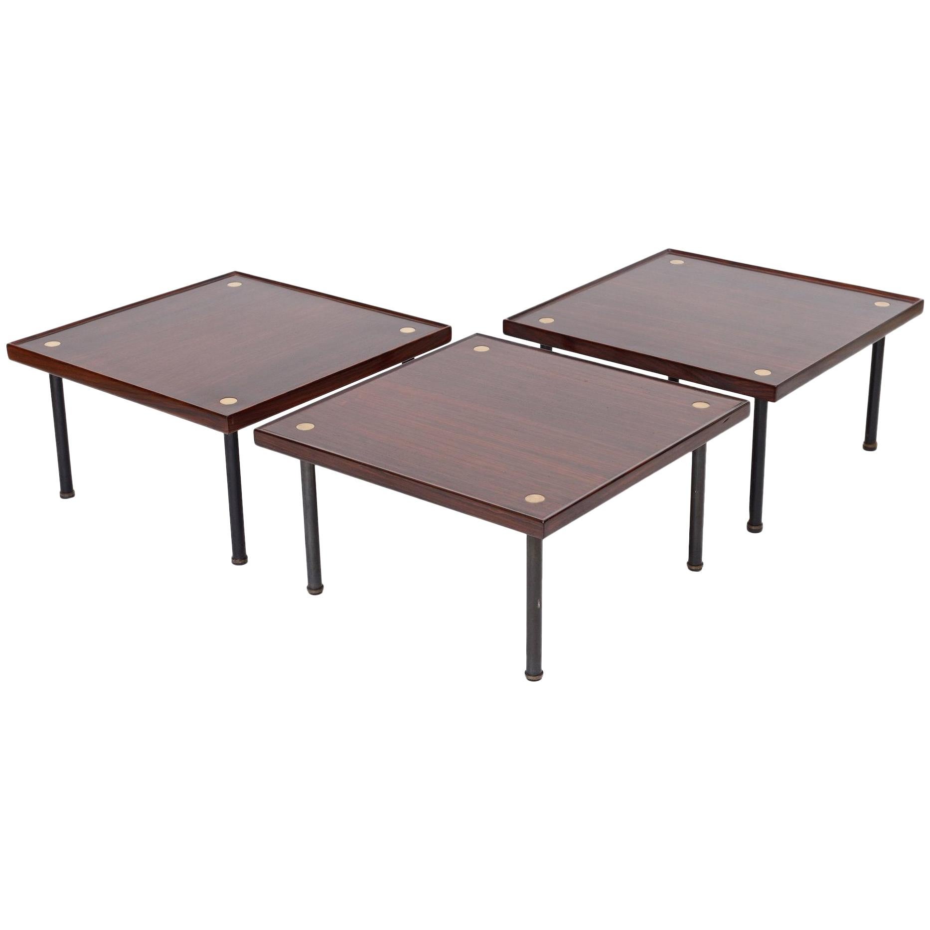 Three Modular Tables or Seats