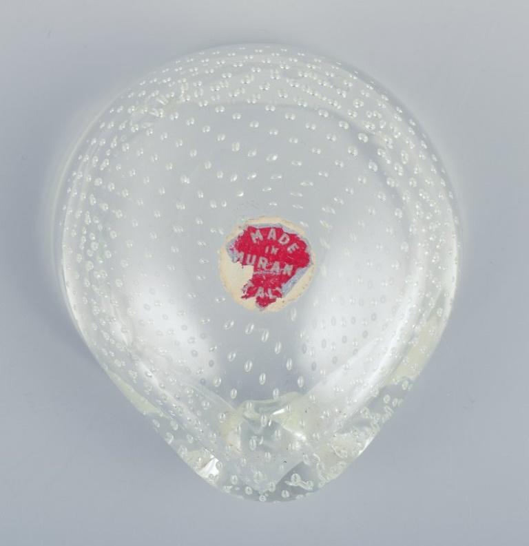 Trois bols en verre d'art de Murano Ca 1970 en vente 2