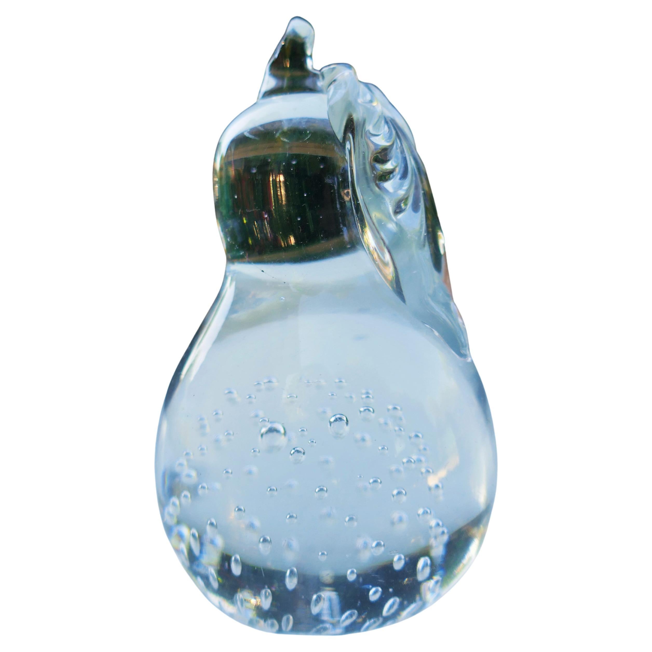 Drei Früchte aus Muranoglas, möglicherweise von Seguso oder Barovier hergestellt (Moderne) im Angebot