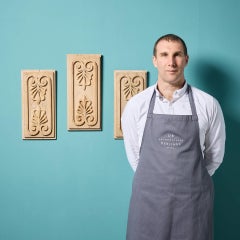 Three Neoclassical Carved Pine Anthemion Panels