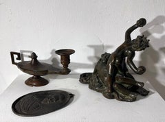 Three Neoclassical Decorative Cabinet d Amateur Sculptures