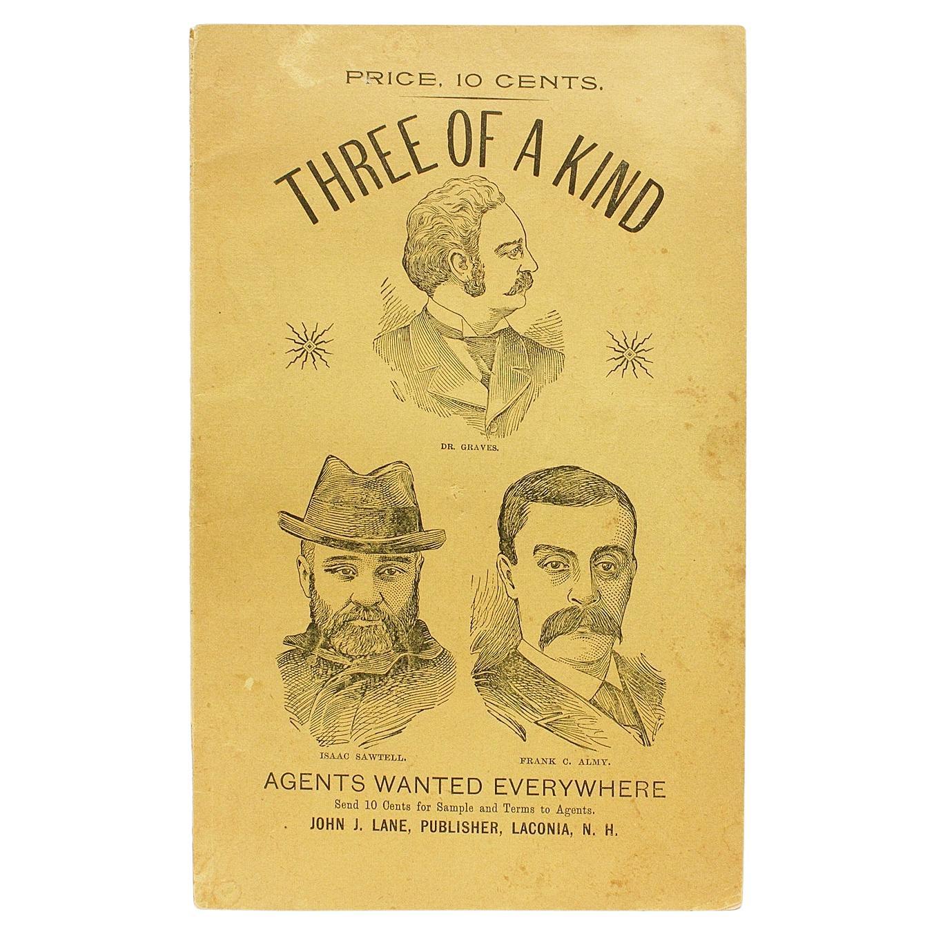 Three Of A Kind. The History Of The Murder Of Mrs. Barnaby & Sawtell c.1890's