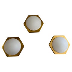Three of Sconces by Rolf Krüger for Heinz Neuhaus Leuchten, 1970s, Germany