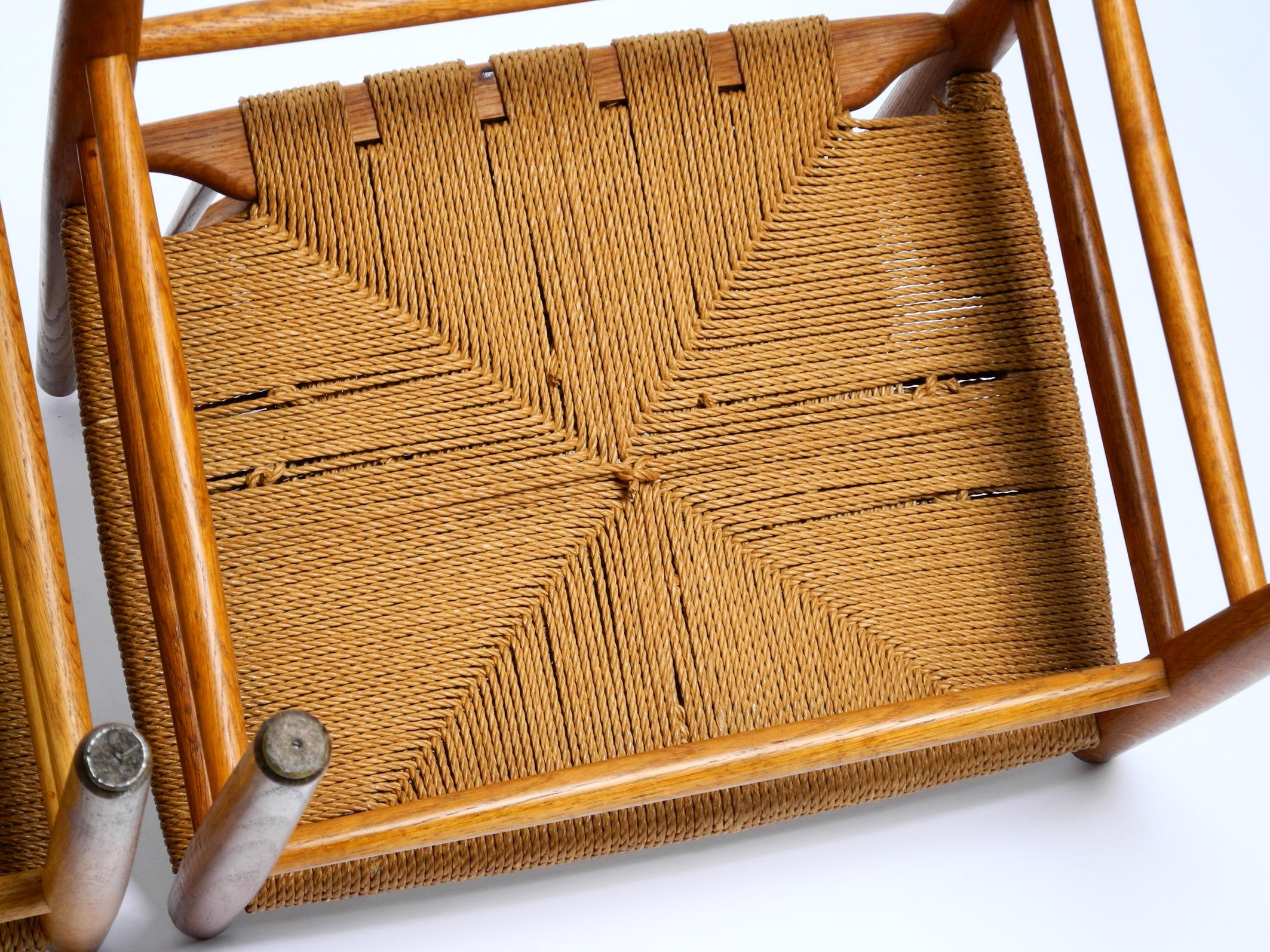 Three Original Mid Century Jørgen Bækmark J80 Teak Chairs for FDB Møbler Denmark 4