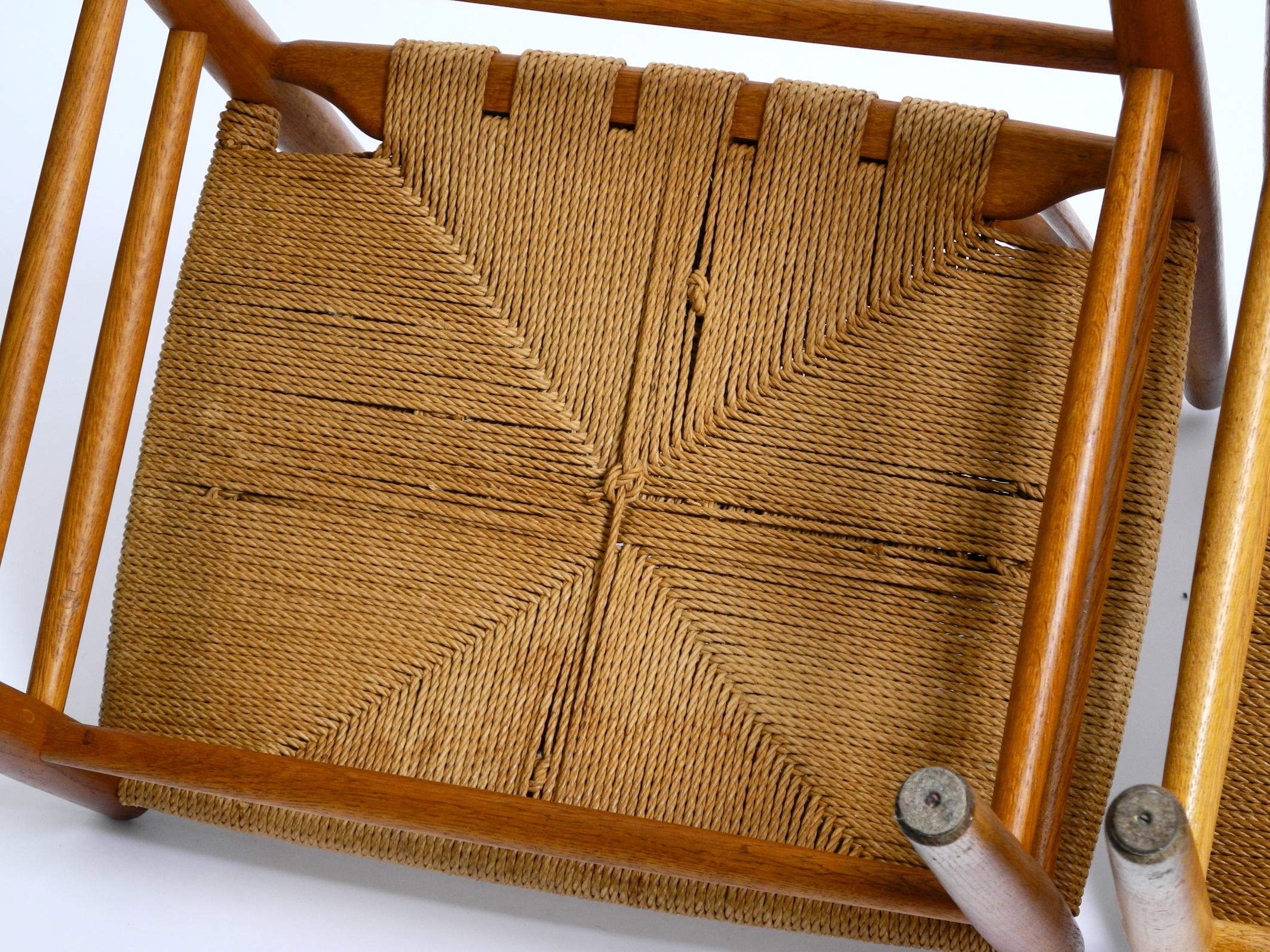 Three Original Mid Century Jørgen Bækmark J80 Teak Chairs for FDB Møbler Denmark 5
