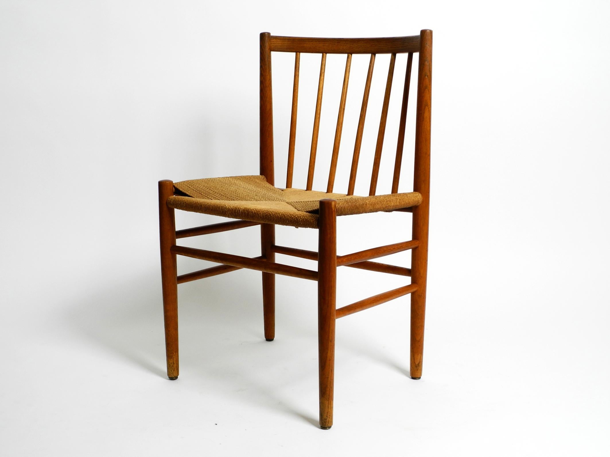 Three Original Mid Century Jørgen Bækmark J80 Teak Chairs for FDB Møbler Denmark 9