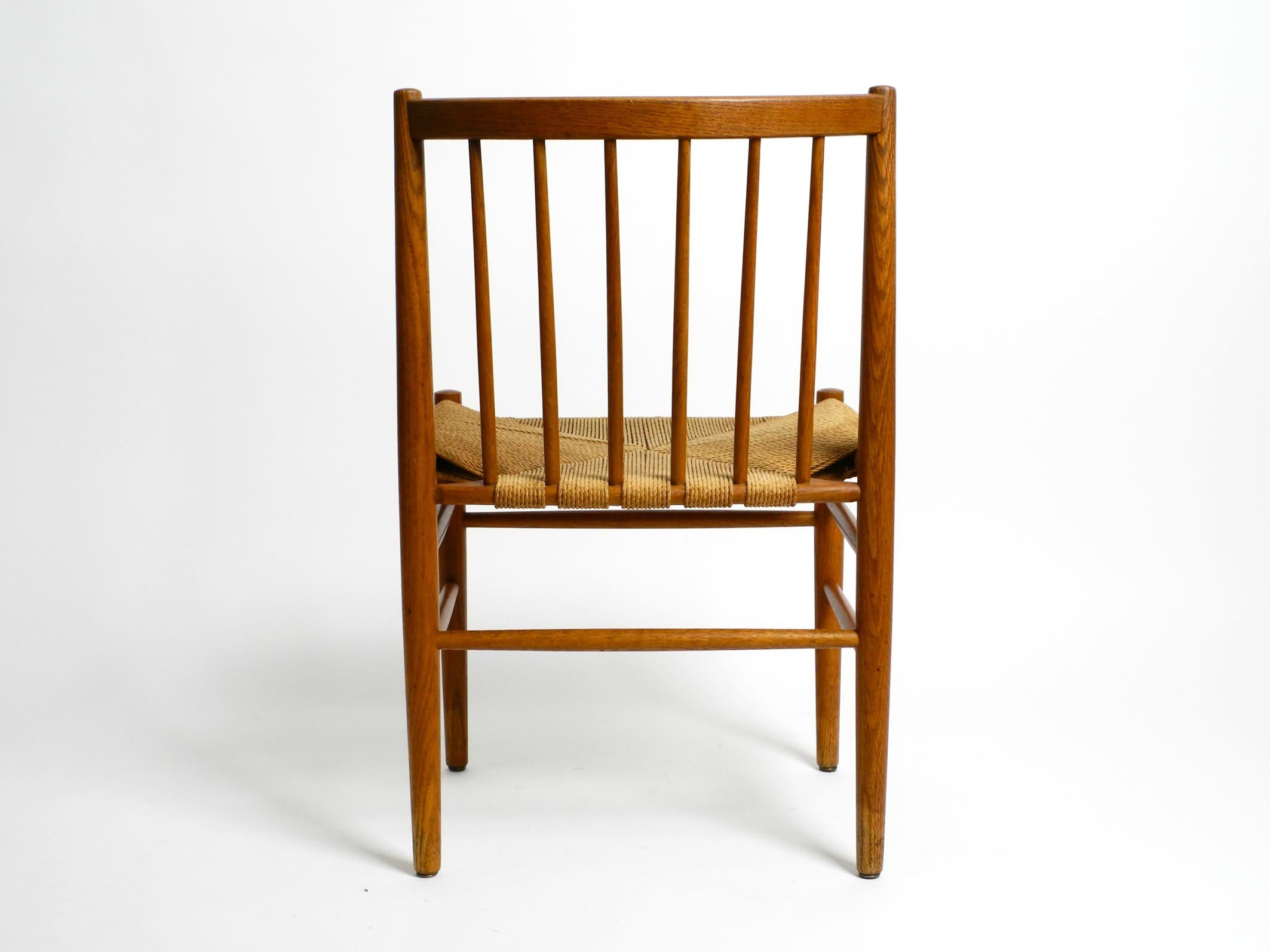 Three Original Mid Century Jørgen Bækmark J80 Teak Chairs for FDB Møbler Denmark 10