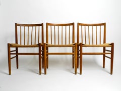 Drei originale Jrgen Bkmark J80 Teakholzstühle aus der Mitte des Jahrhunderts für FDB Mbler Dänemark