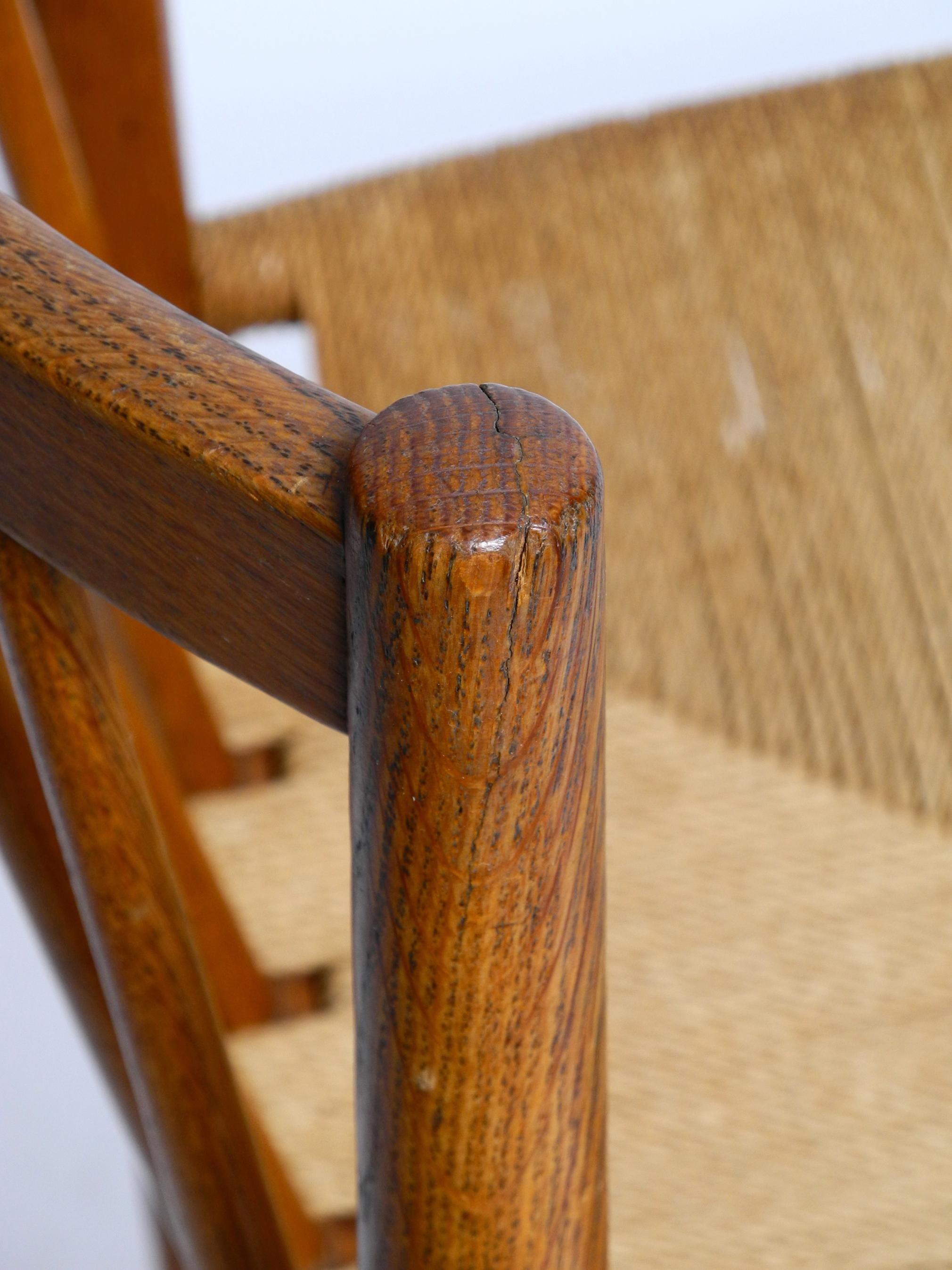 Three Original Mid Century Jørgen Bækmark J80 Teak Chairs for FDB Møbler Denmark 12