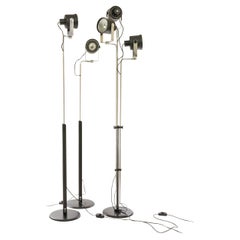 Three P433 Floor Lamps by Brusasco & Torretta for Luci Italia, 1970s