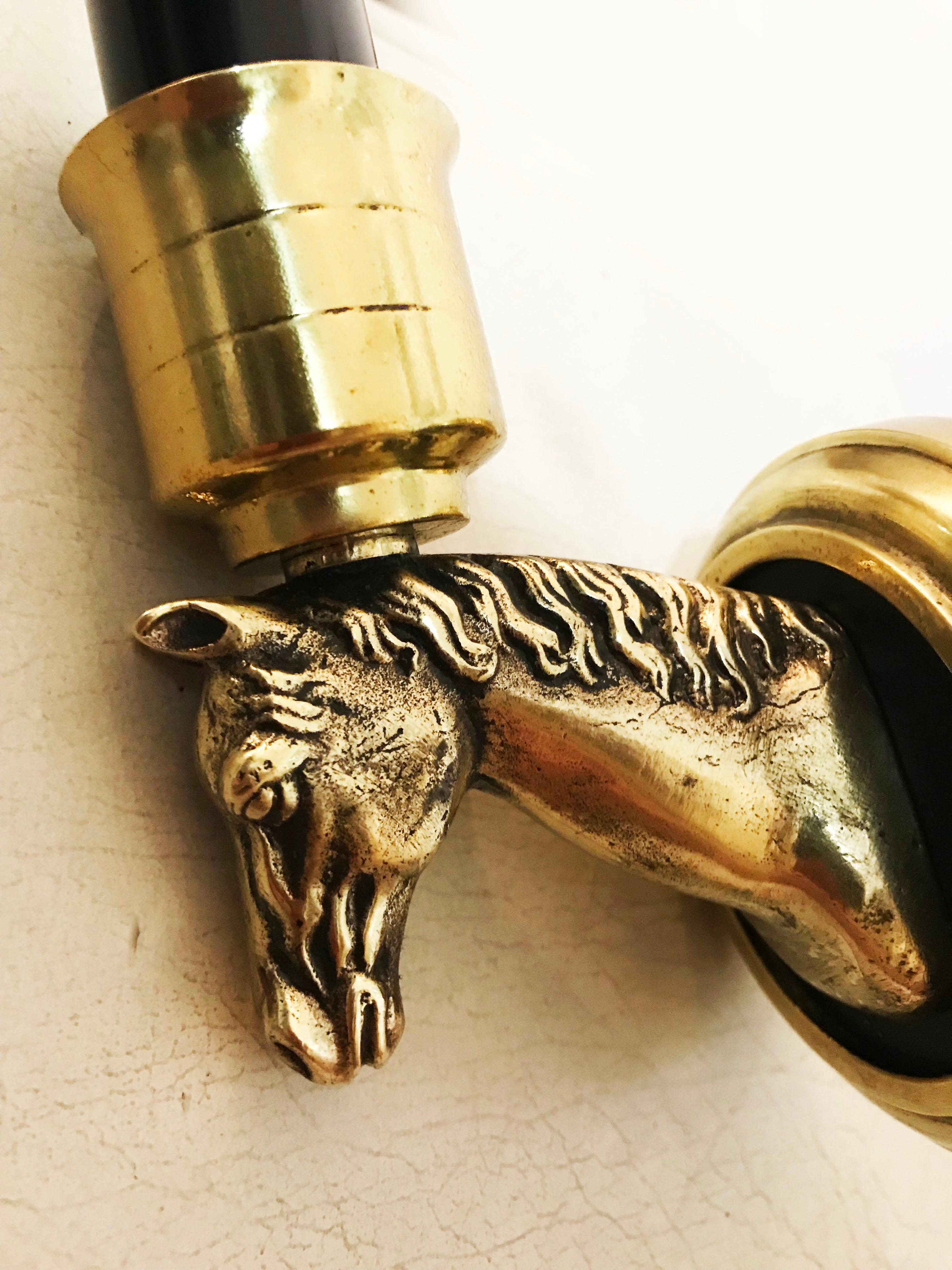 Three Pairs available of French Horse Sconces, Priced by Pair In Excellent Condition In Miami, FL