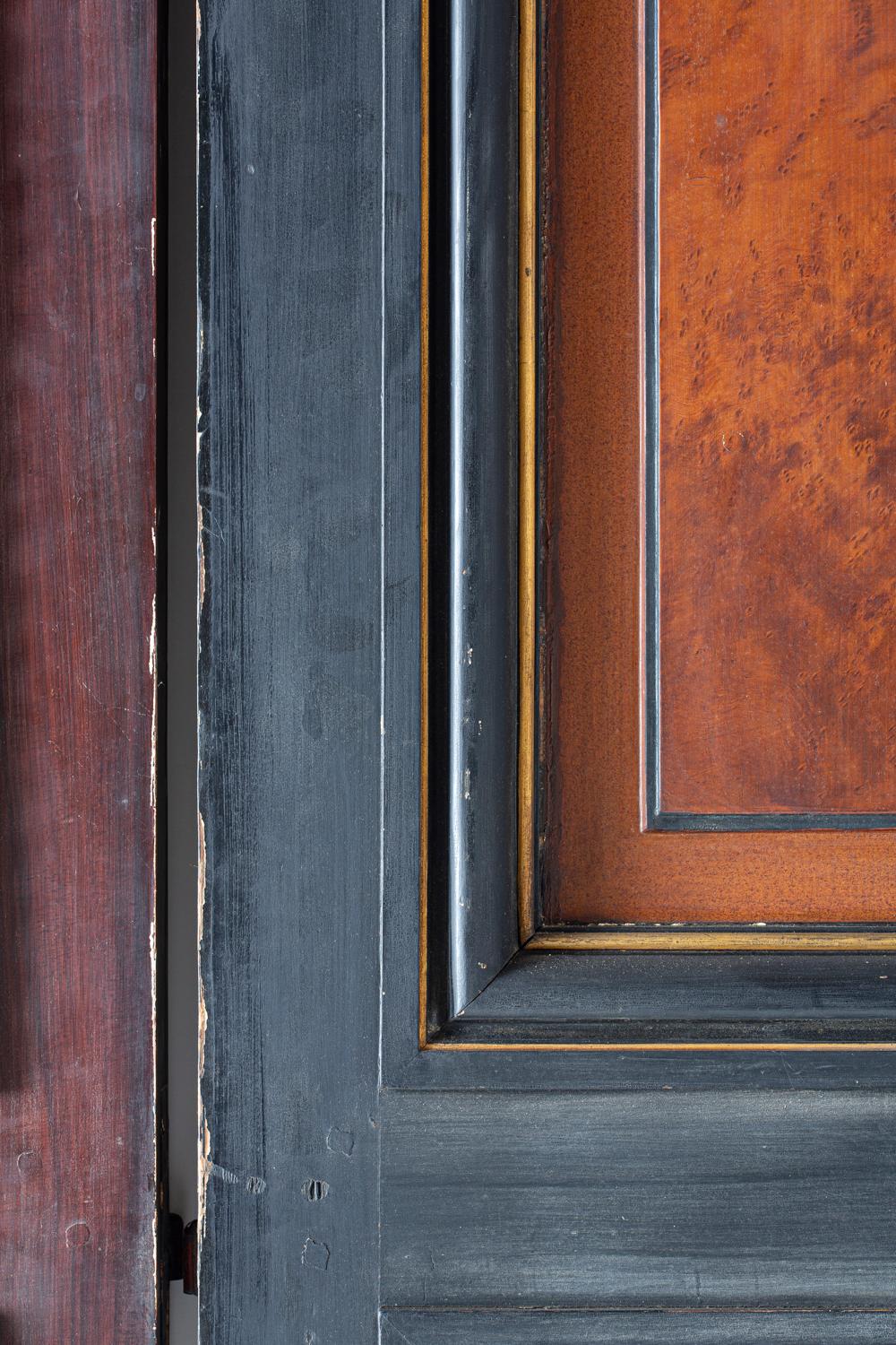 Three Pairs of 19th Century Double-Doors Painted in Imitation of Marquetry For Sale 5