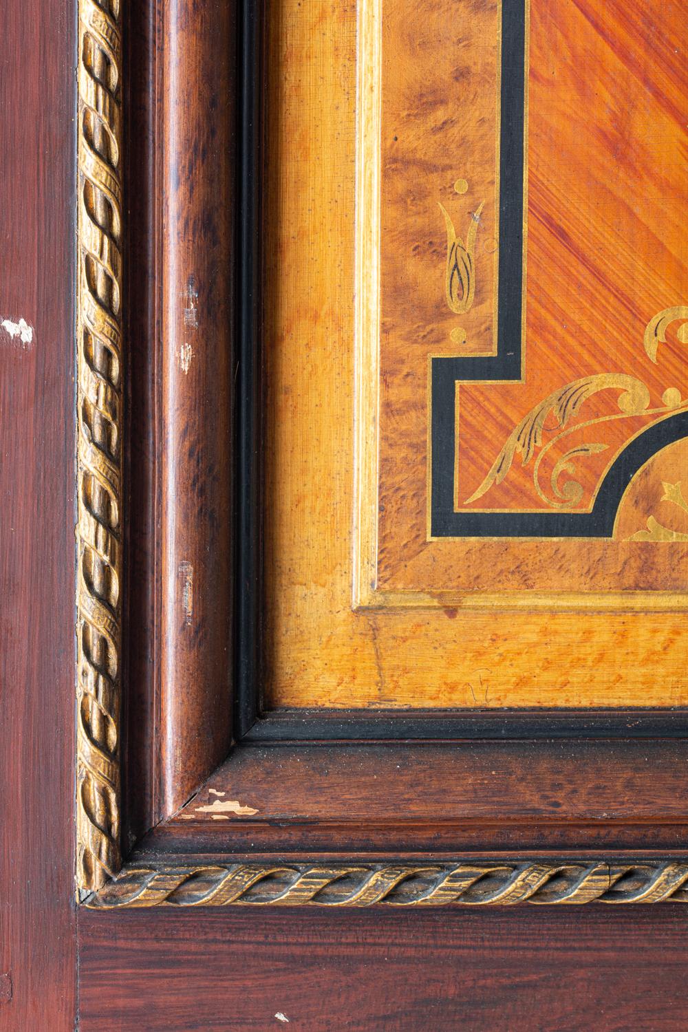 Three Pairs of 19th Century Double-Doors Painted in Imitation of Marquetry For Sale 8