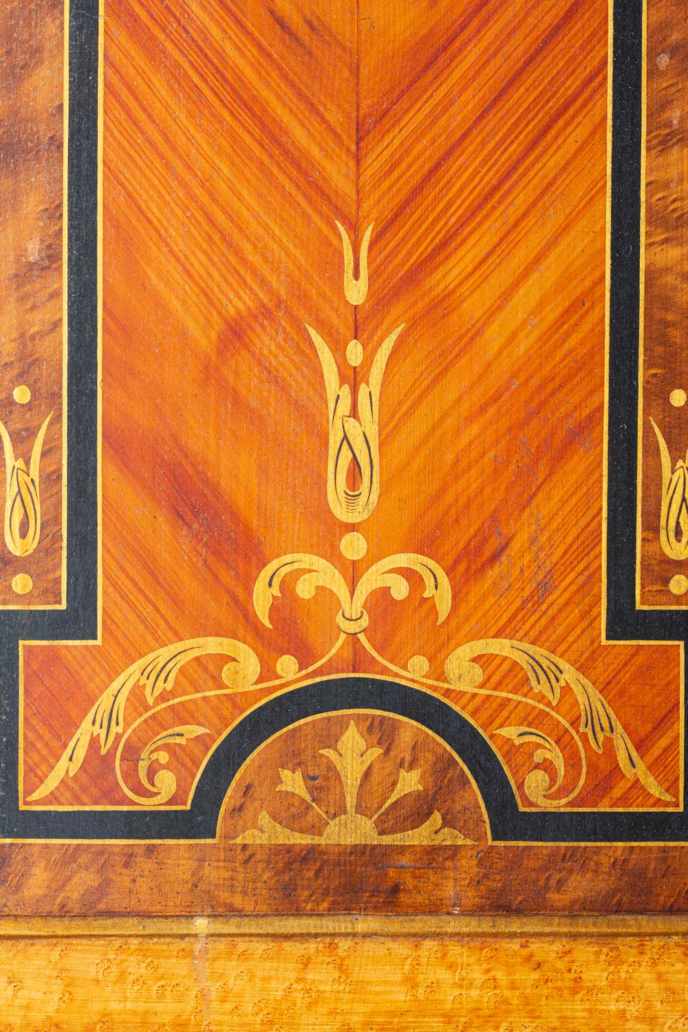 Three Pairs of 19th Century Double-Doors Painted in Imitation of Marquetry For Sale 2