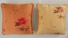 Pair of Italian Silk Pillows