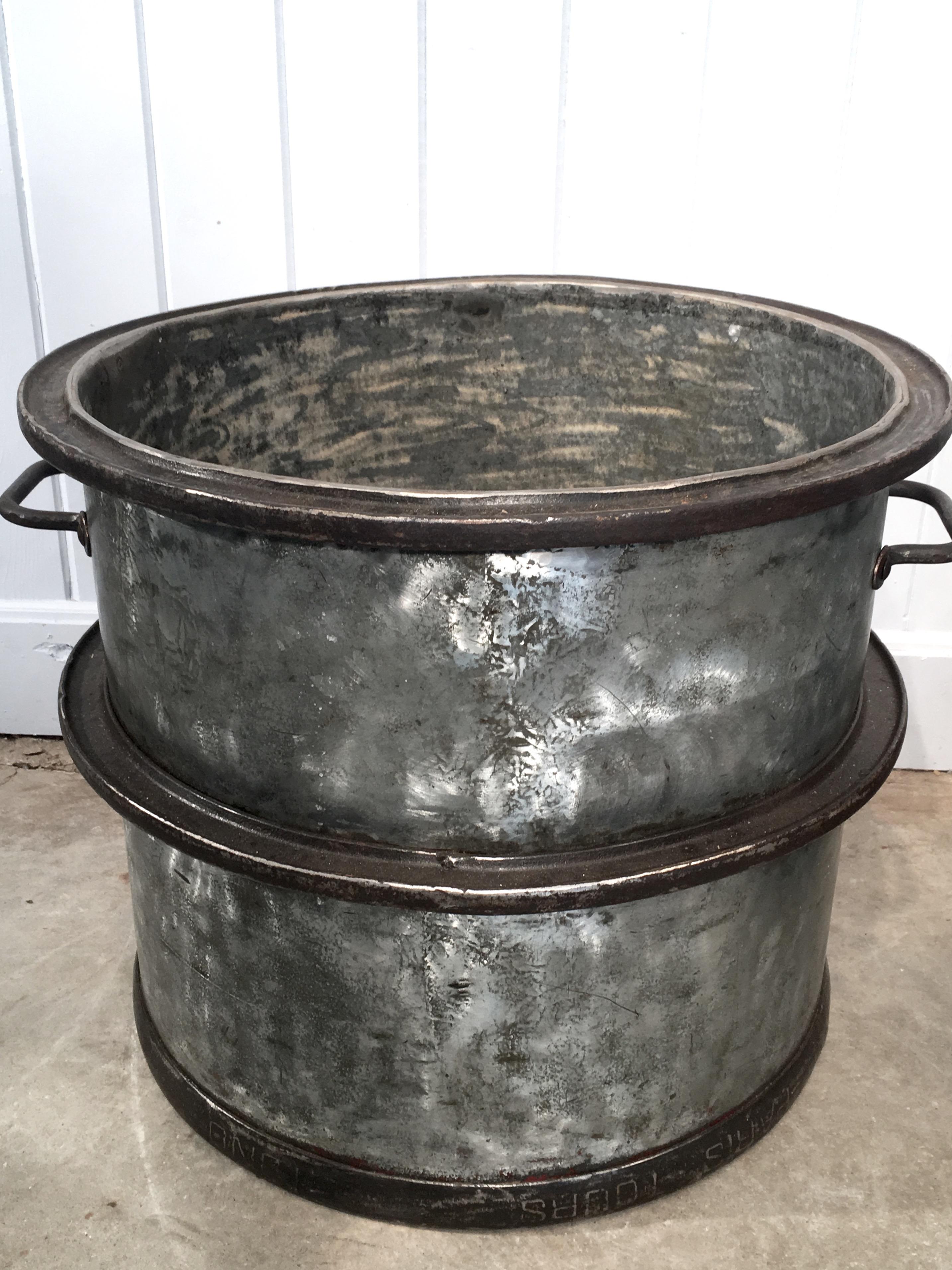 large galvanized tubs for gardening
