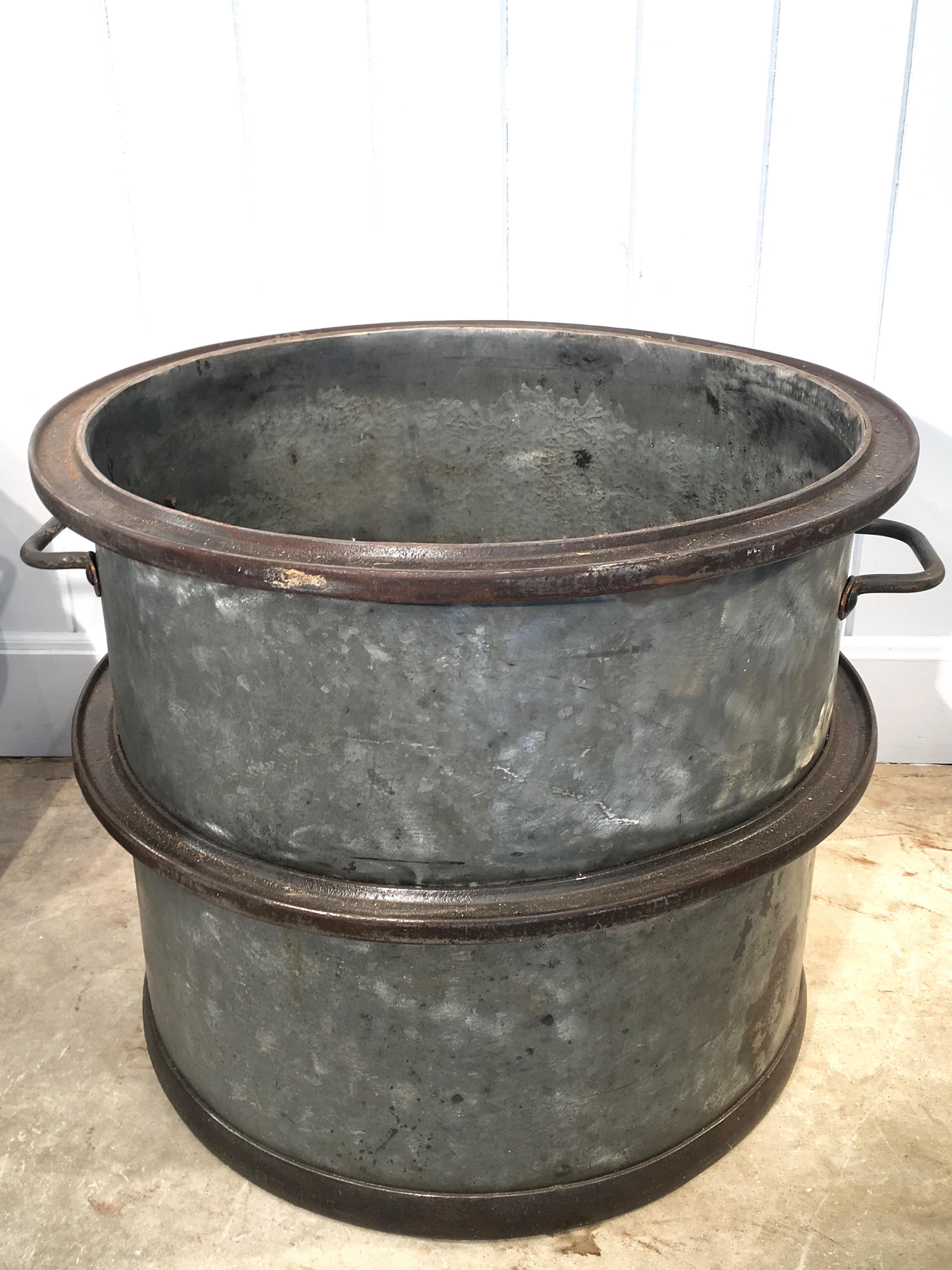 galvanized tub planter