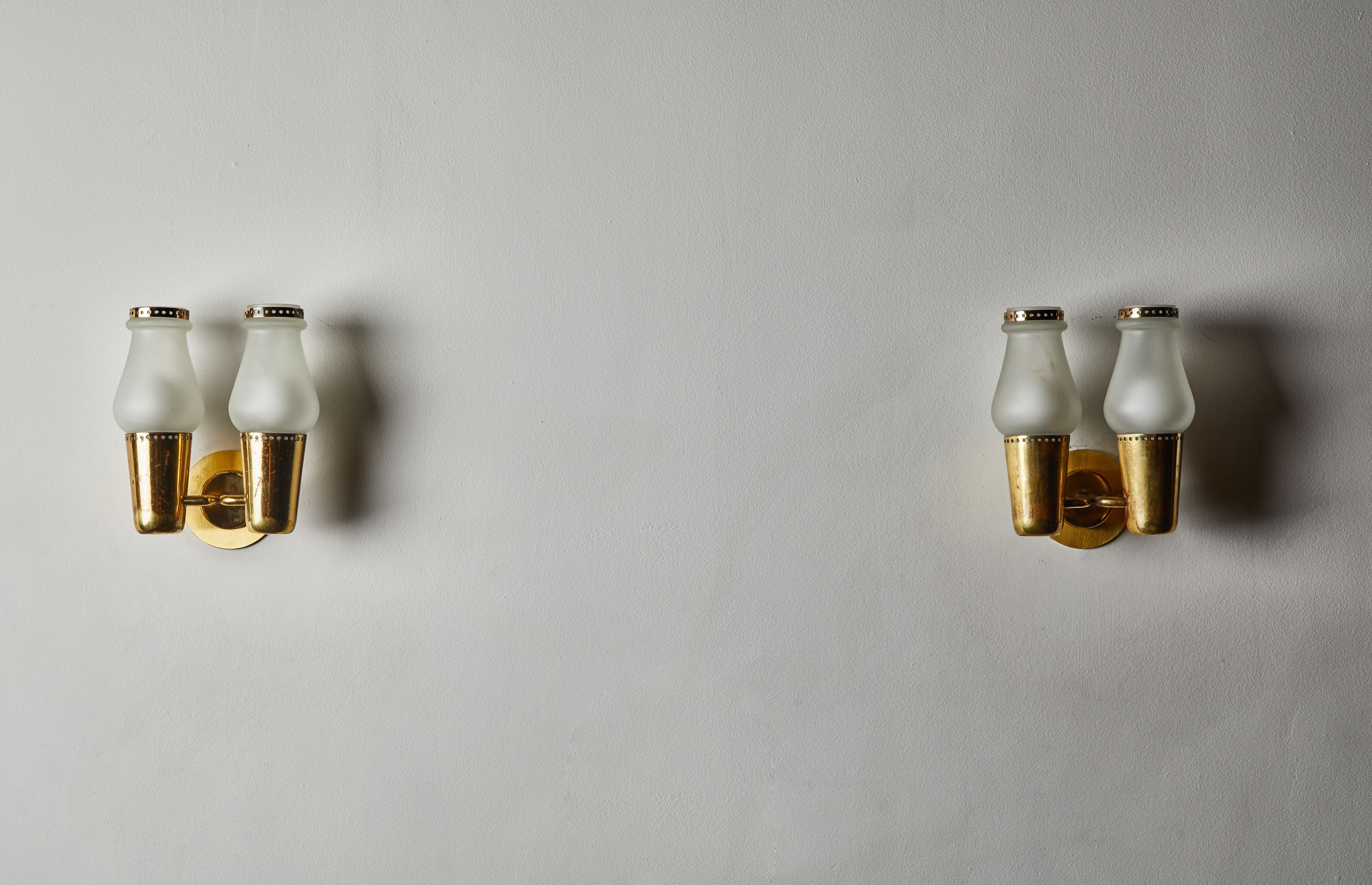Pair of Sconces by Gino Sarfatti In Good Condition In Los Angeles, CA