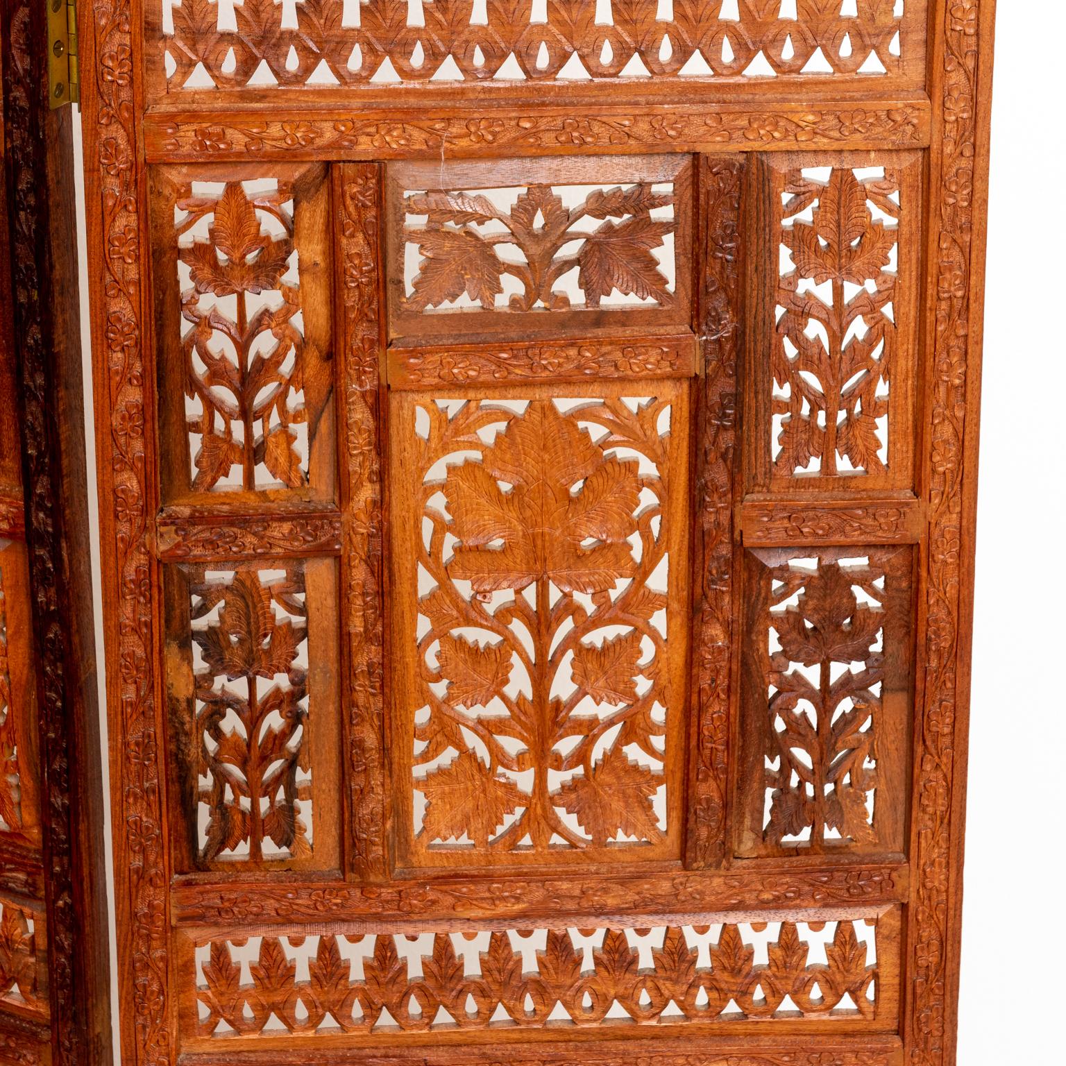 Three Panel Anglo-Indian Screen 1
