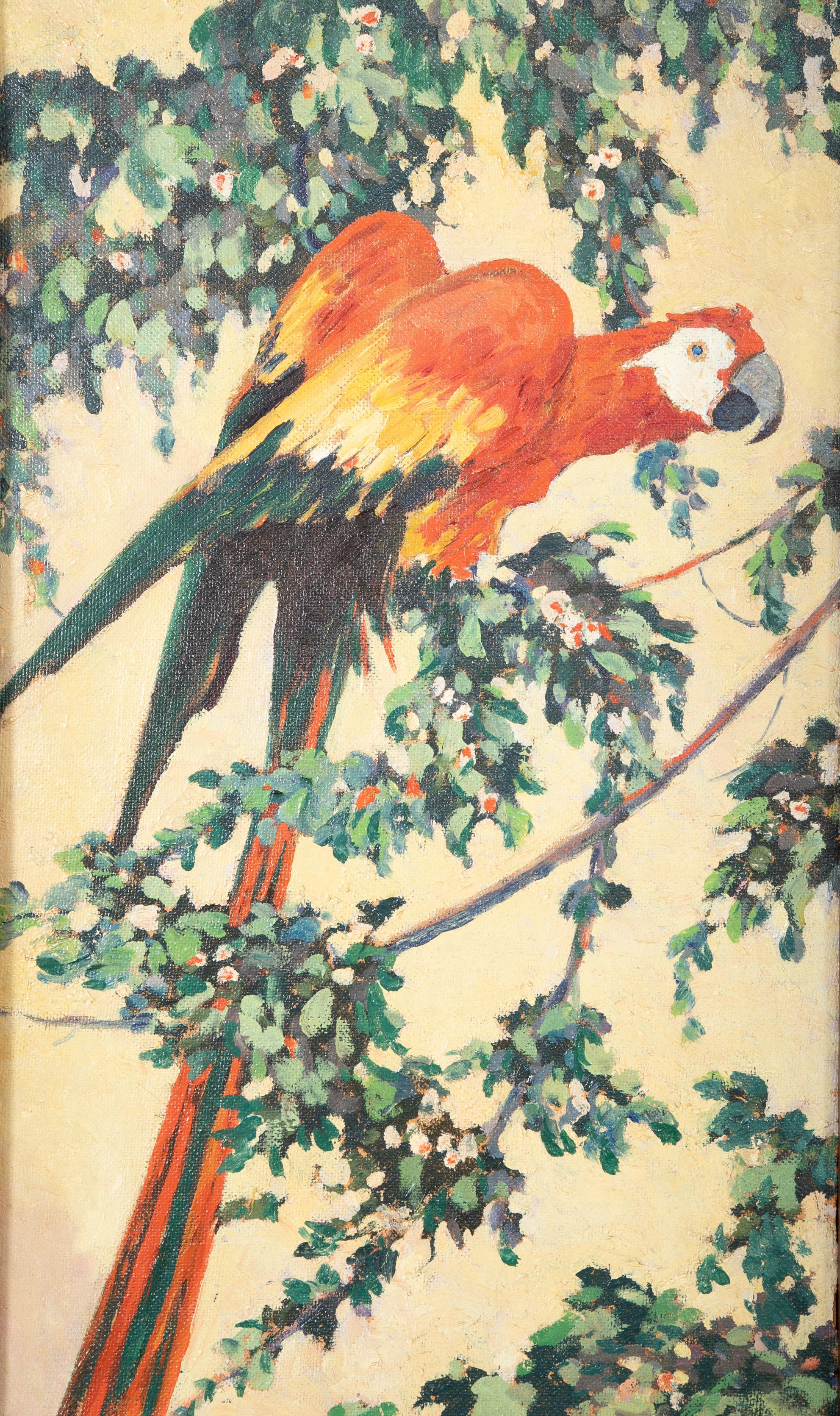 Paravento pieghevole a tre pannelli di Egbert Norman Clarke in vendita 2