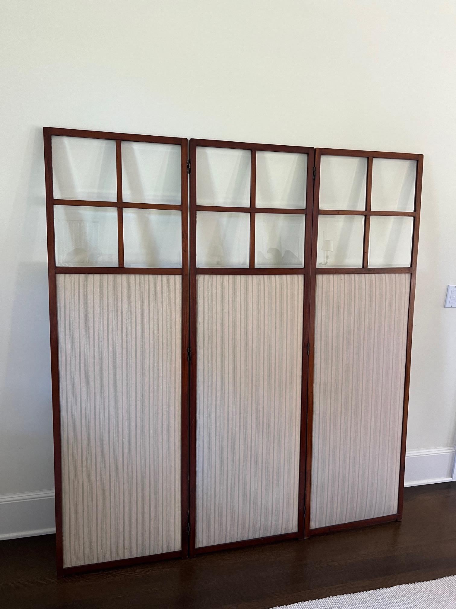 Unknown Three-Panel Folding Screen/Room Divider, 20th Century