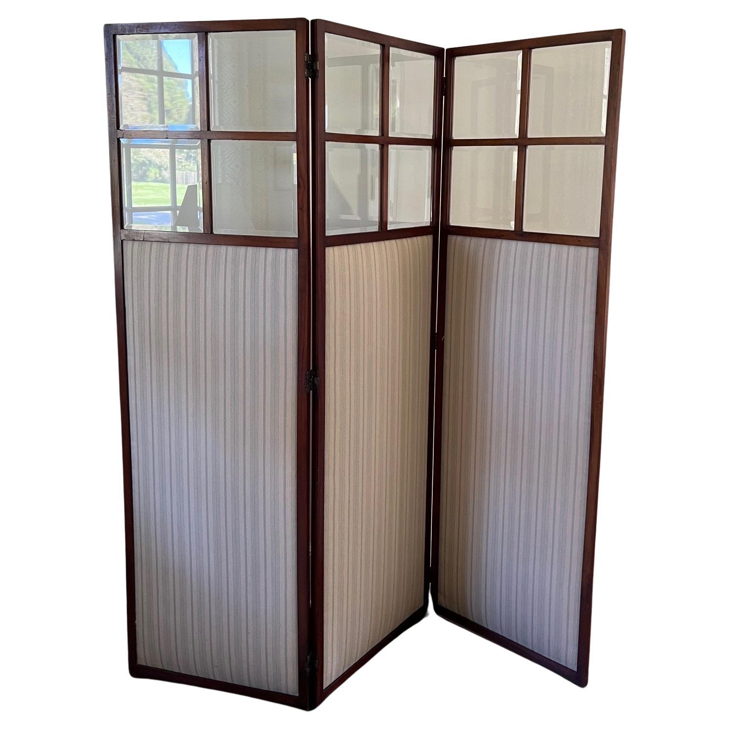 Three-Panel Folding Screen/Room Divider, 20th Century