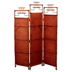 Three Panel Folding Screen Room Divider