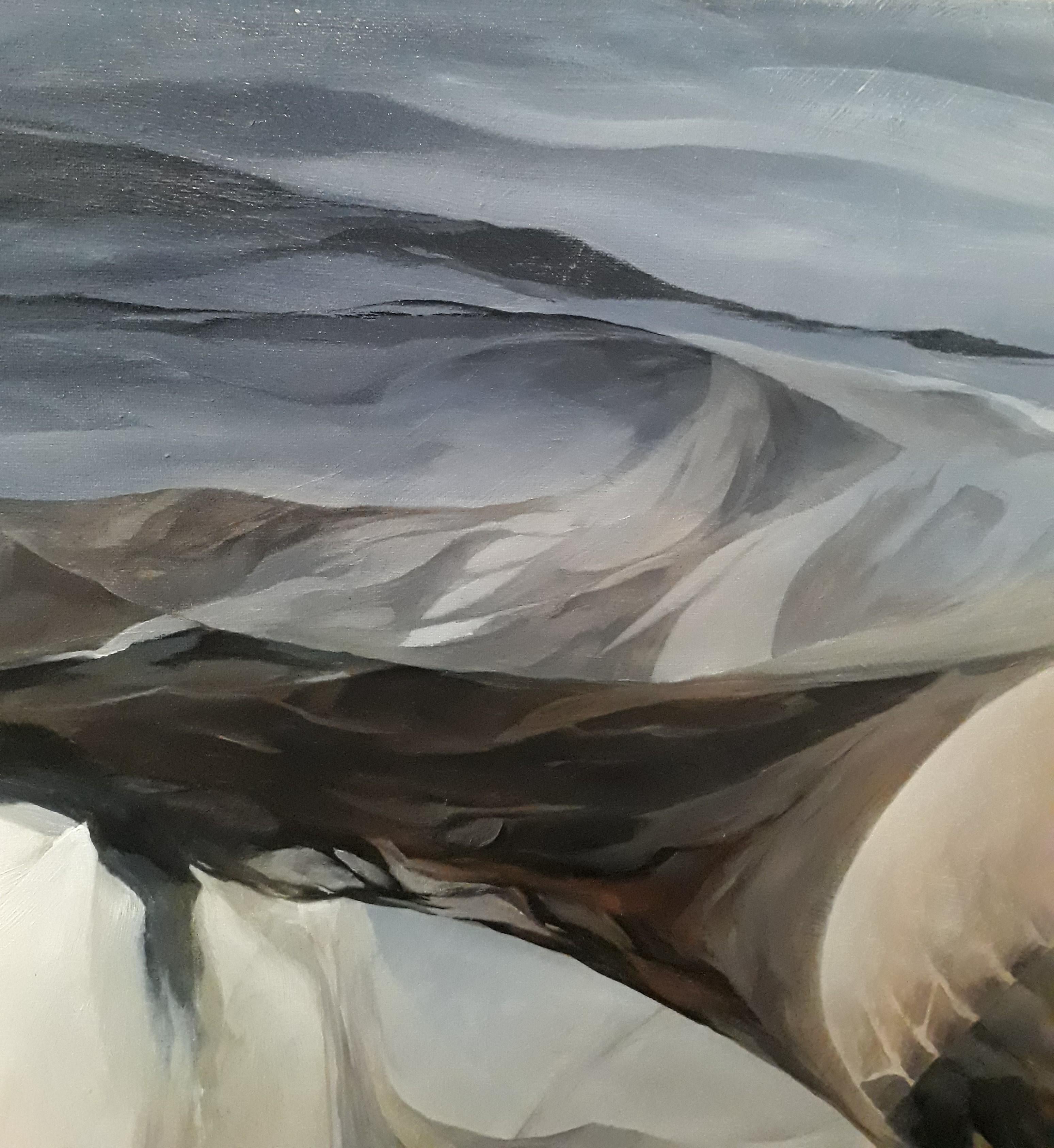 Three-panel oil on canvas 