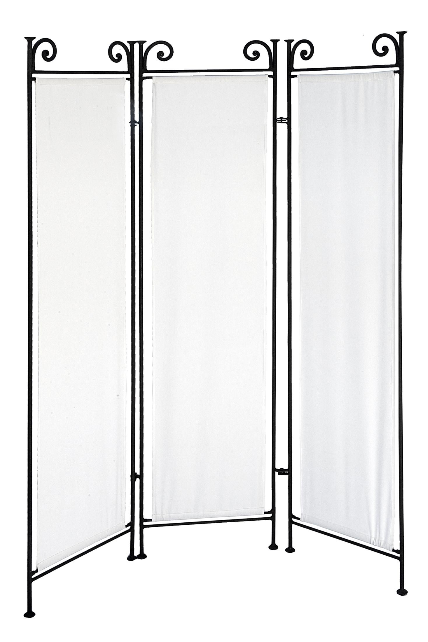 Three Paneled Wrought Iron Screen Indoor/Outdoor For Sale 2