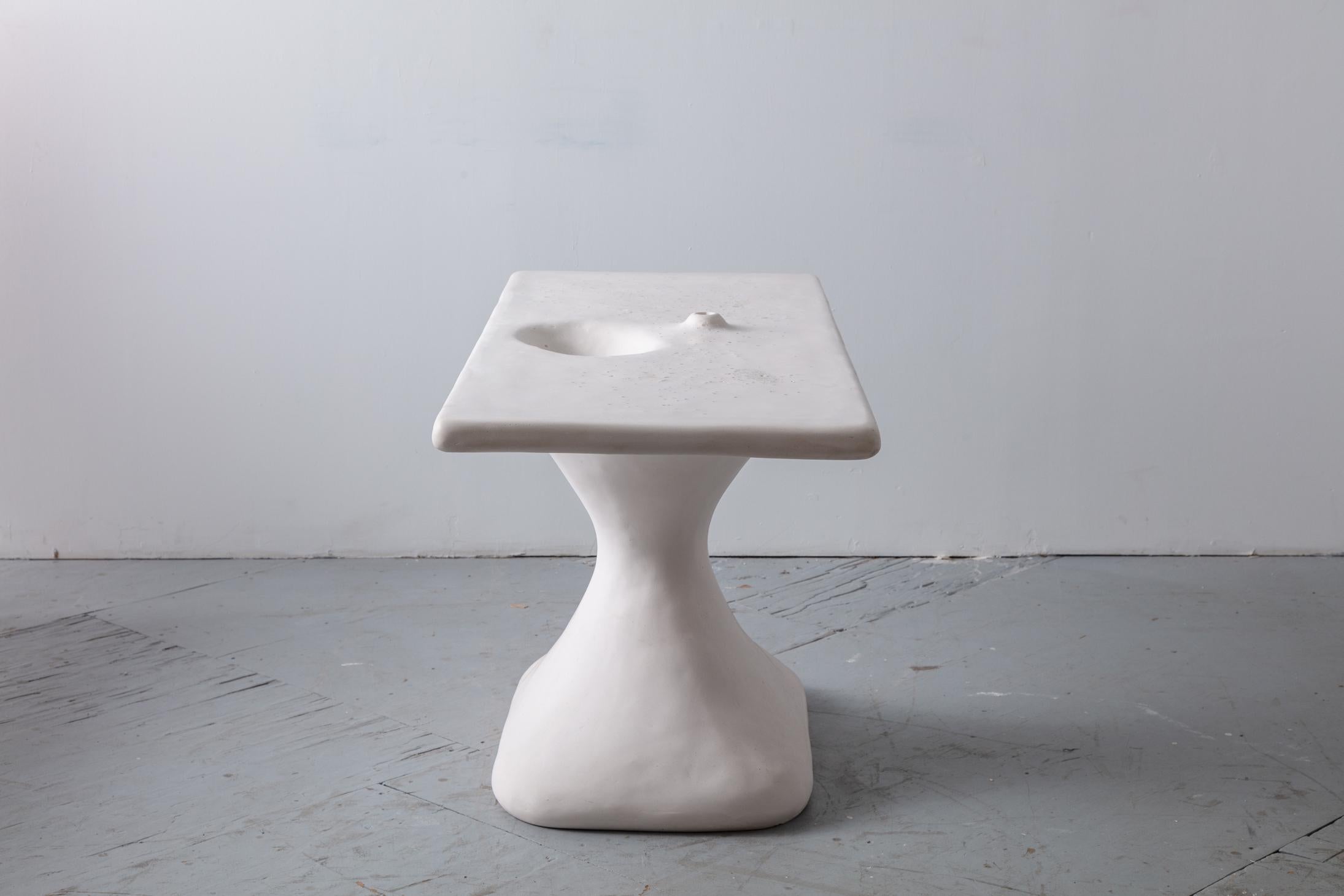 Marble Three-part dining table by Rogan Gregory  For Sale