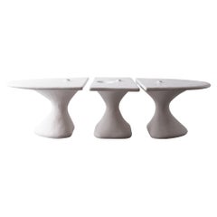 Three-part dining table by Rogan Gregory 