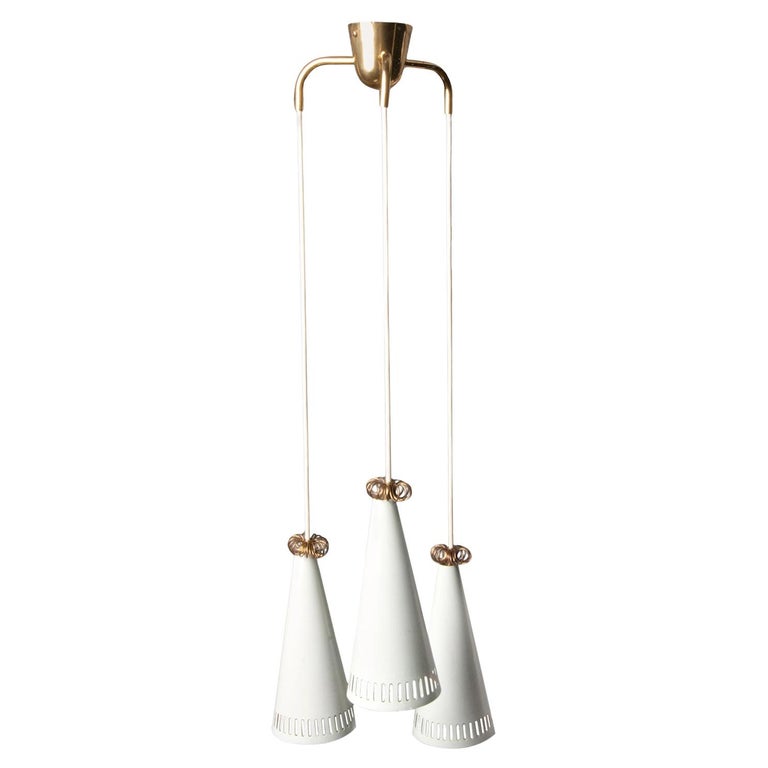 Three Pendant Lamp by Mauri Almari For Sale