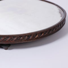 Three-Piece Antique English Mirrored Plateau
