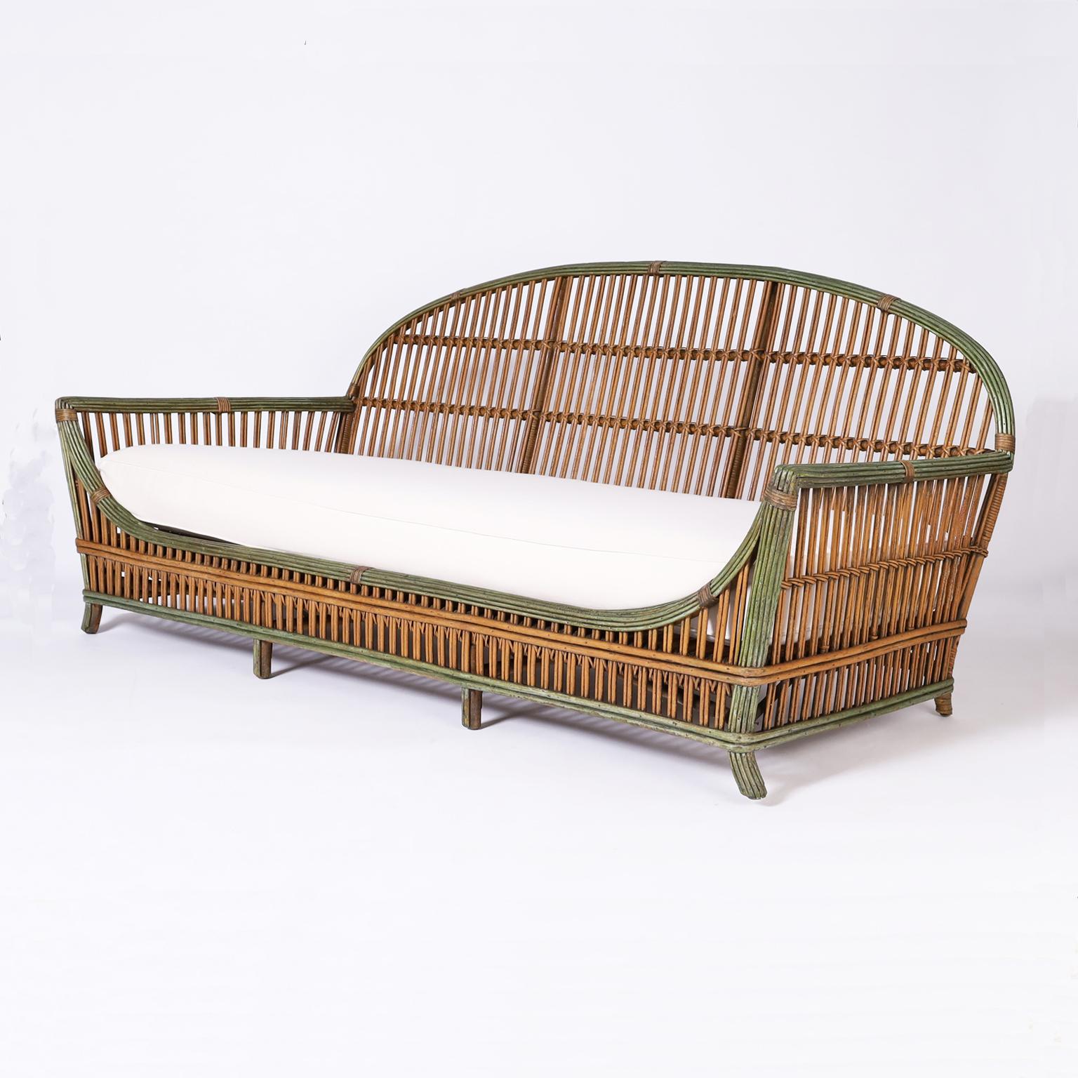 art deco rattan furniture