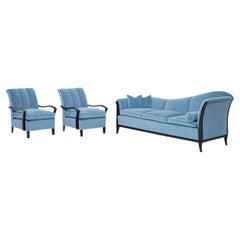 Three-Piece Art Deco Seating Set, 1920s