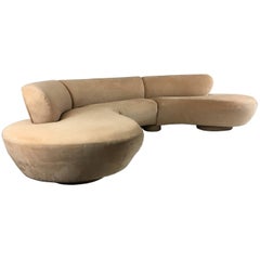 Vintage Three-Piece Cloud Sofa Sectional by Vladimir Kagan for Directional