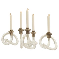 Vintage Three-Piece Dorothy Thorpe Candelabra
