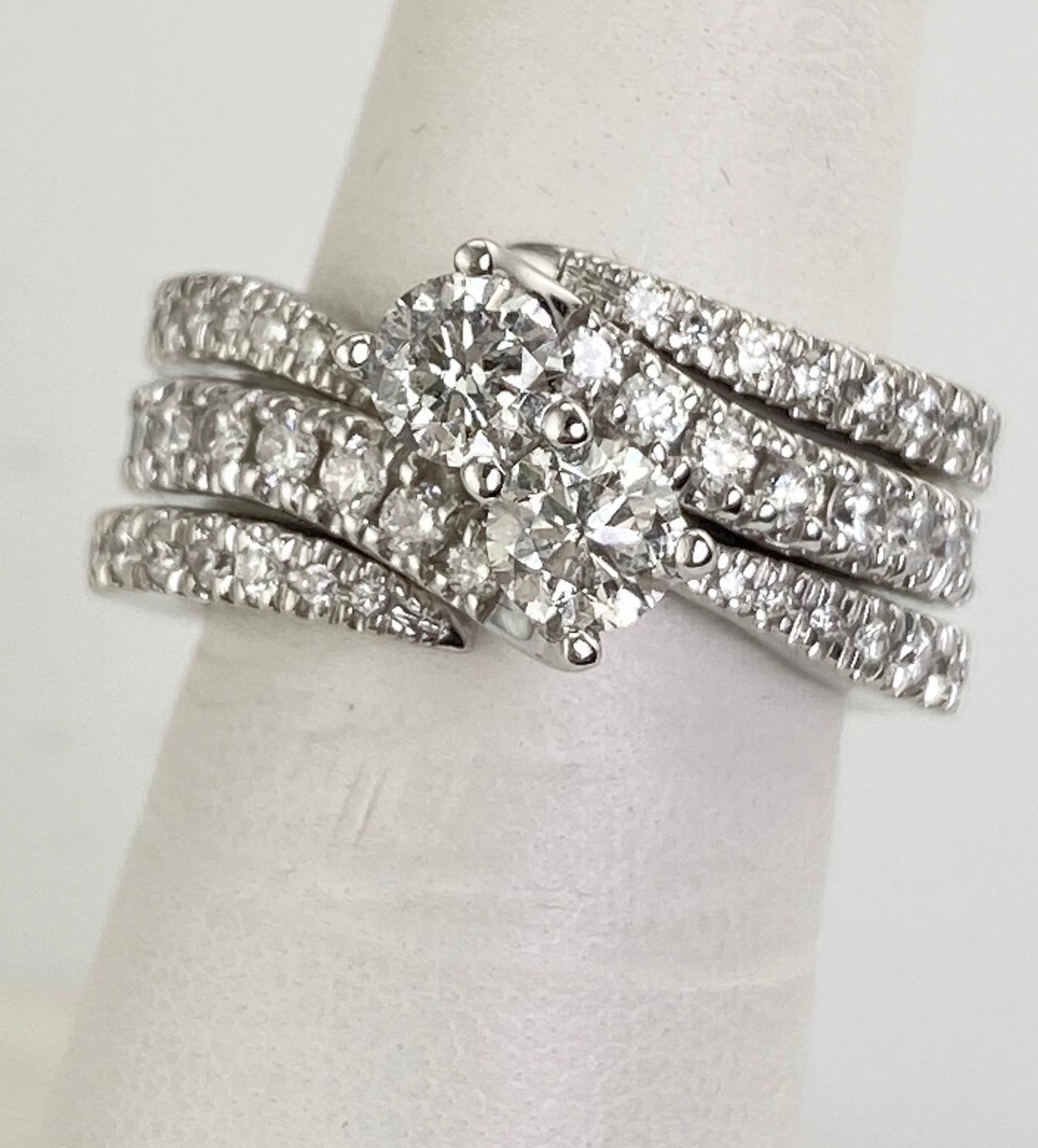 14 karat white gold 