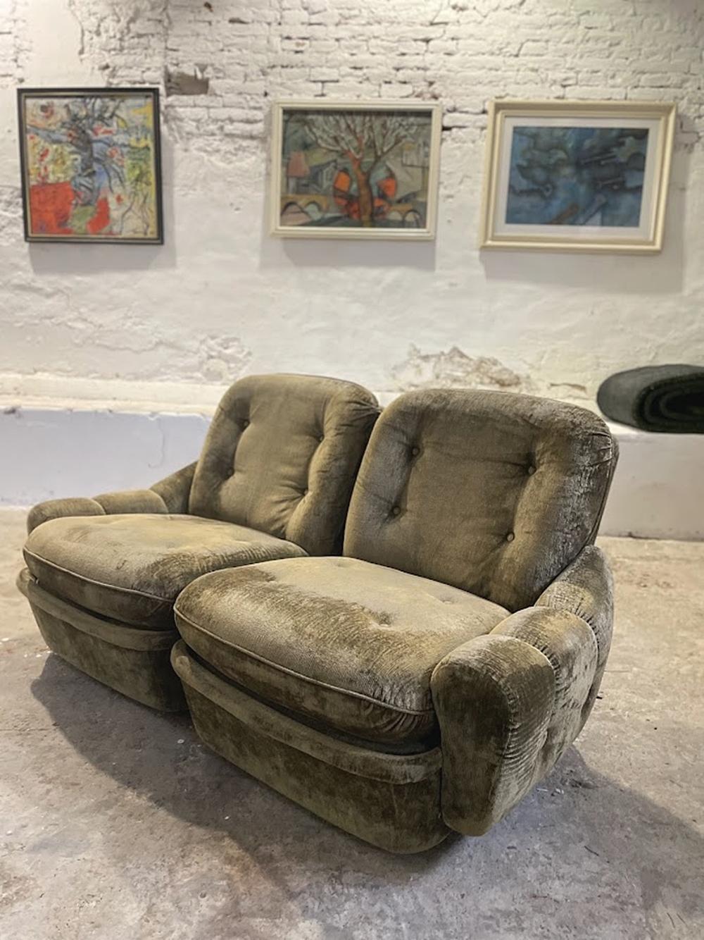 Organic Modern Three-Piece Modular Lounge Set 'Orchid' design by Michel Cadestin for Airborne For Sale