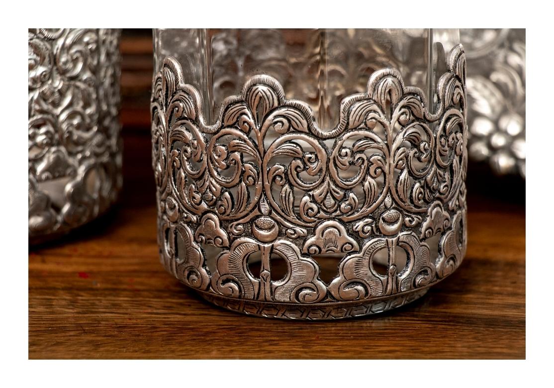 Three Piece Moorish Style Jar and Bowl Collection For Sale 1